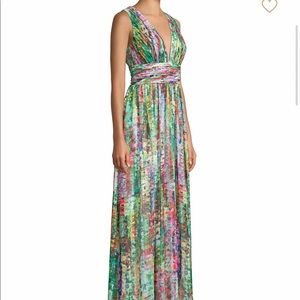 Aidan by Aidan Mattox Chiffon Maxi Dress